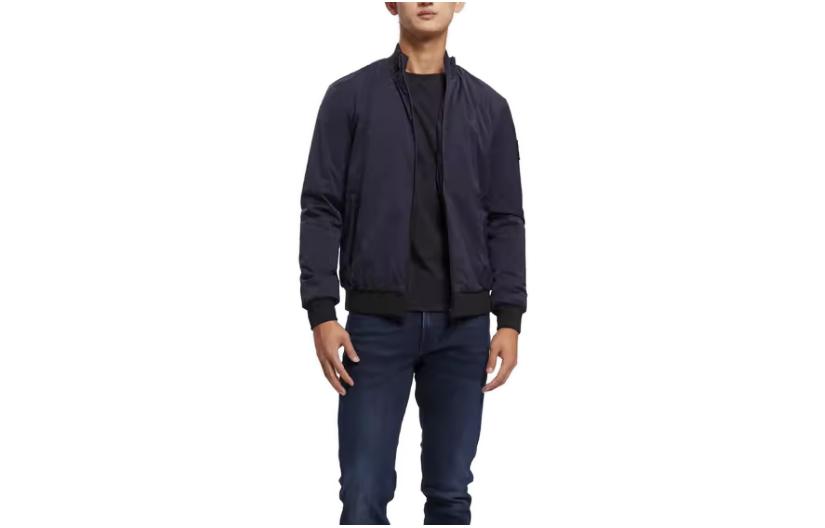 Order Chaqueta Casual Calvin Klein Azul Marino con Cuello Clásico - Ropa Exterior J323062-CHW