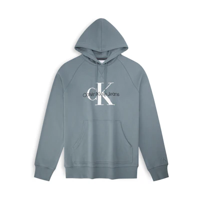 Calvin Klein Casual Classic Logo Cotton Hoodie Grey Green - J325245