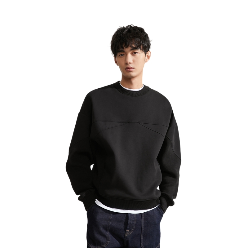 Shop カルバンクライン カジュアル クルーネック プルオーバー スウェットシャツ 無地 J325007