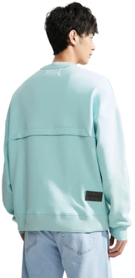 Calvin Klein Baju Sejuk Crewneck Santai Rekaan Warna Solid J325007 1