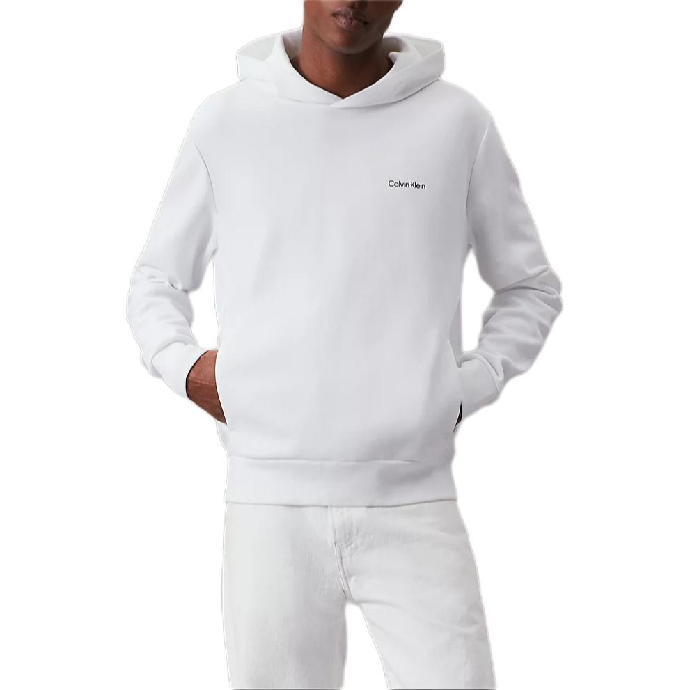 Calvin Klein Casual Hoodie Simple Comfort Long-Sleeve Bright White K10K109927-YAF