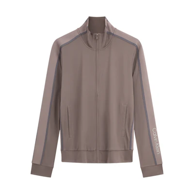 Calvin Klein Casual Letter Logo Zip-Up Sweatshirt Jacket GMF4J412