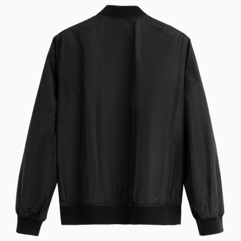 Order Calvin Klein 休闲字母印花黑色飞行员夹克 J322260BEH