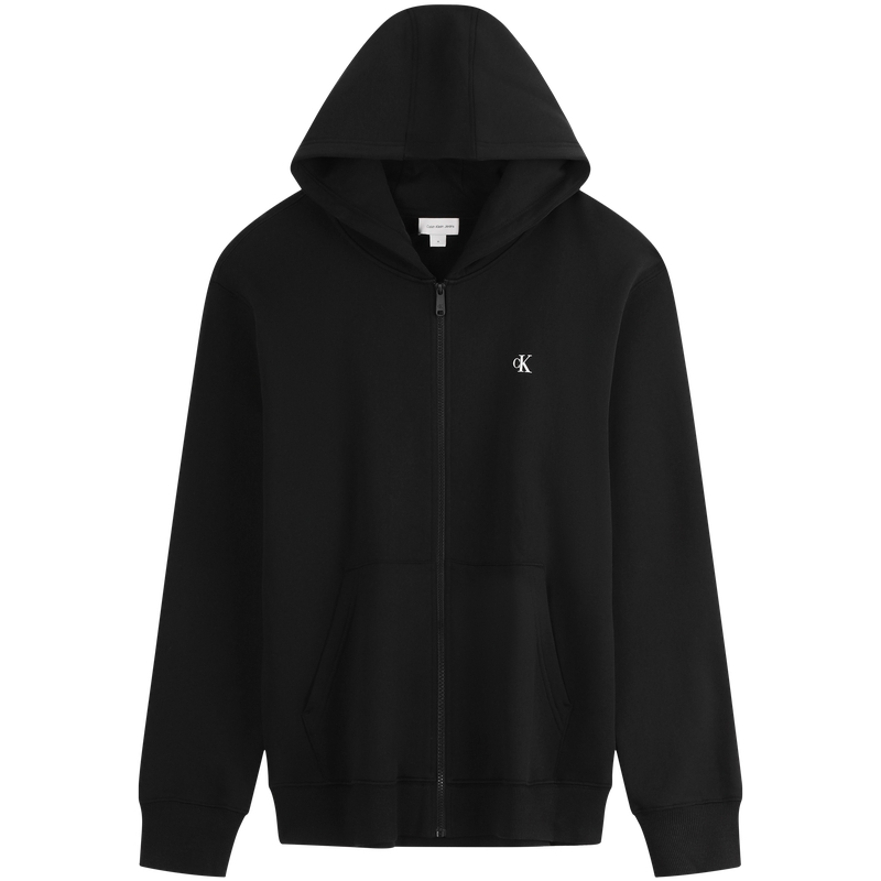 Calvin Klein Casual Loose Fit Zip-Up Hoodie with Print Design J326897