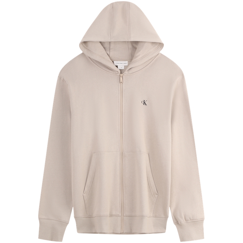 Calvin Klein Casual Loose Fit Zip-Up Hoodie with Print Design J326897 圖 5