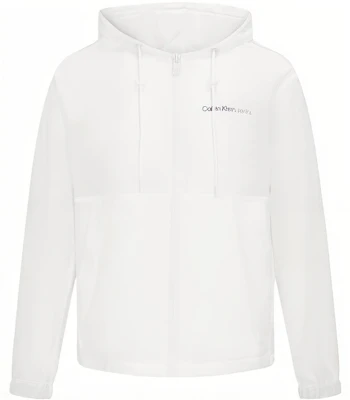 Calvin Klein Hoodie Putih Logo Bertindih Kasual Jaket J323211-YAF Buy Calvin Klein Hoodie Putih Logo Bertindih Kasual Jaket J323211-YAF