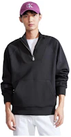 Calvin Klein CK 3D Logo Half-Zip Pullover Sweatshirt Space Black J324405 Calvin Klein CK 3D Logo Half-Zip Pullover Sweatshirt Space Black J324405