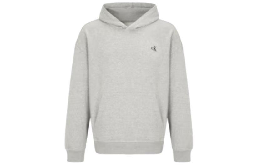 Calvin Klein CK Embroidered Fleece Sweatshirt Gray (Fall/Winter) 40HM256-CVP