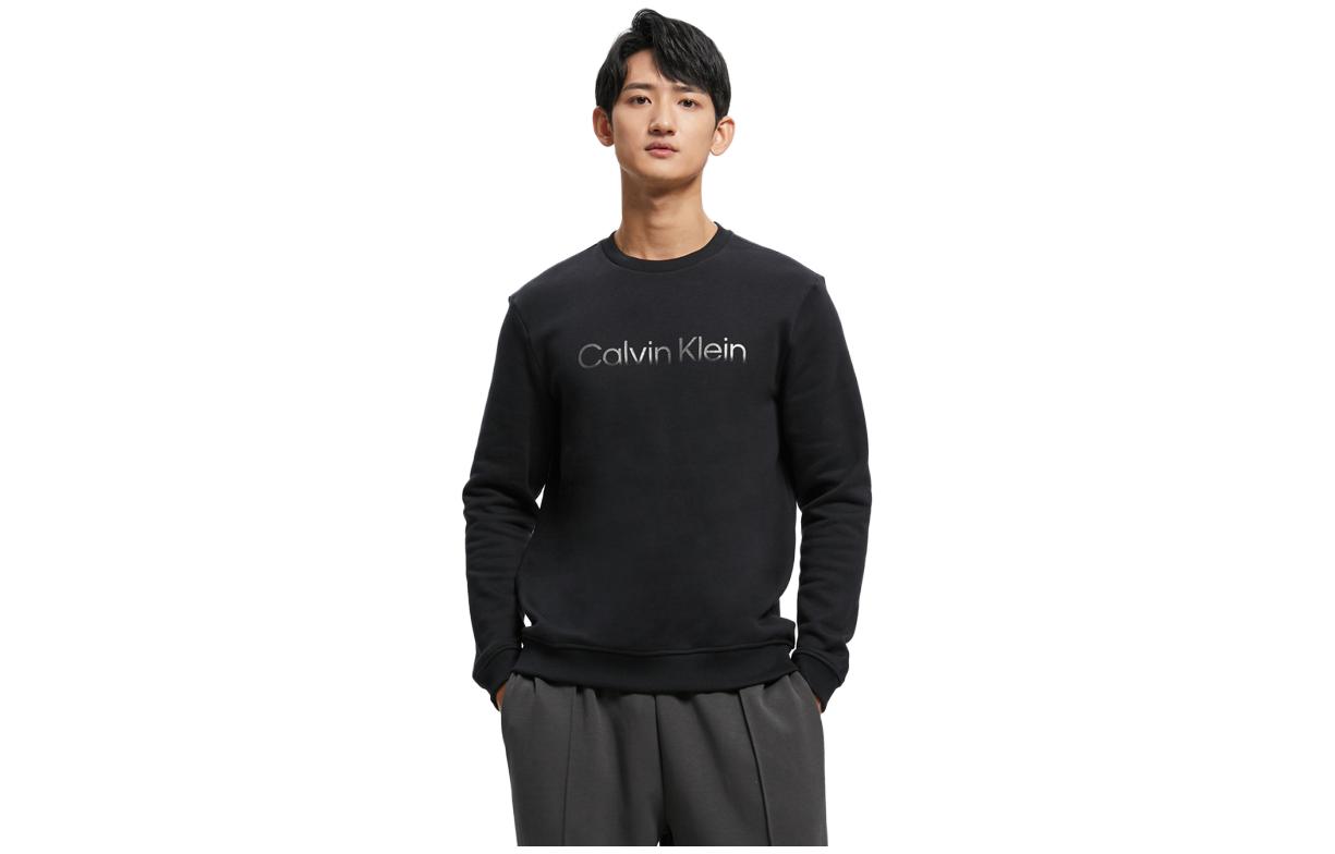 Calvin Klein CK Letter-Number Pattern Pullover Sweatshirt 40KC405