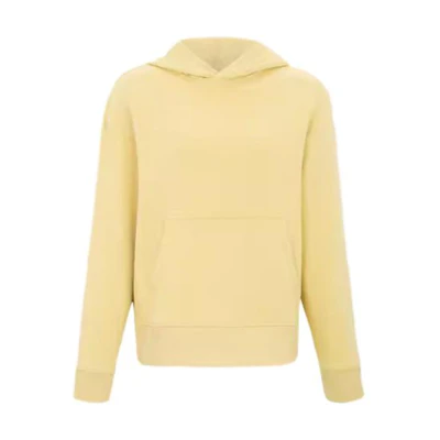 Calvin Klein CK Letter Print Sweater Unisex Butter Yellow 40WH100-740