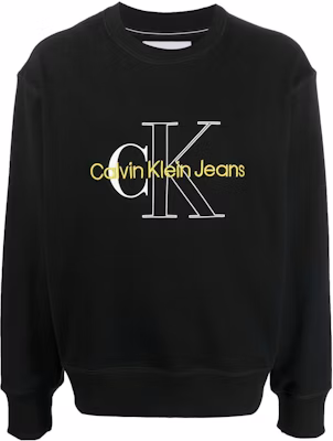 Calvin Klein CK Logo 男款黑色休閒圓領長袖上衣 J30J320032-BEH Buy Calvin Klein CK Logo 男款黑色休閒圓領長袖上衣 J30J320032-BEH