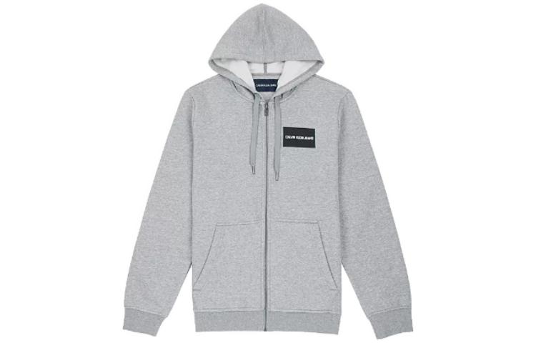 Calvin Klein CK Logo Embroidered Patch Sweatshirt Grey () 41BK745-010