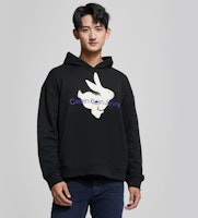 CALVIN KLEIN CK Logo Cetakan Pullover Hoodie Uniseks J400227 Lookbook CALVIN KLEIN CK Logo Cetakan Pullover Hoodie Uniseks J400227