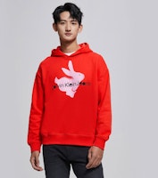 CALVIN KLEIN CK Logo Cetakan Pullover Hoodie Uniseks J400227 Details for CALVIN KLEIN CK Logo Cetakan Pullover Hoodie Uniseks J400227