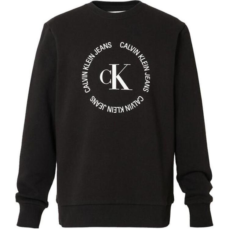 Calvin Klein CK Logo Print Sweatshirt Black 40GM862-001