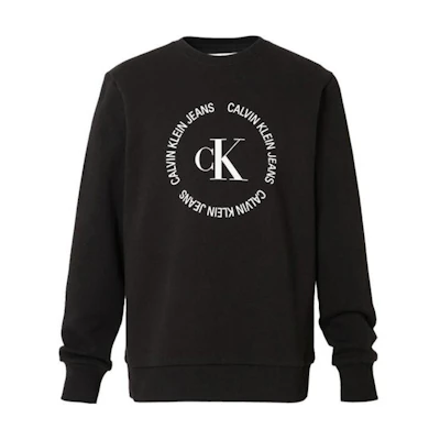 Calvin Klein CK Logo Print Sweatshirt Black 40GM862-001