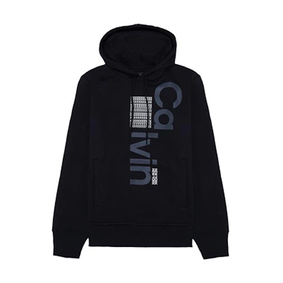 Calvin Klein CK Logo Printed Pullover Sweatshirt Men’s Black 40CM287-001
