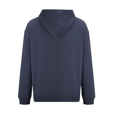 Calvin Klein CK Navy Blue Embroidered Logo Fleece Hoodie 40HM256-411
