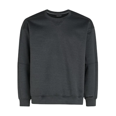 Calvin Klein CK Sport Casual Loose Fit Crewneck Long Sleeve Sweatshirt Black Men 00GMF3W313-BAE