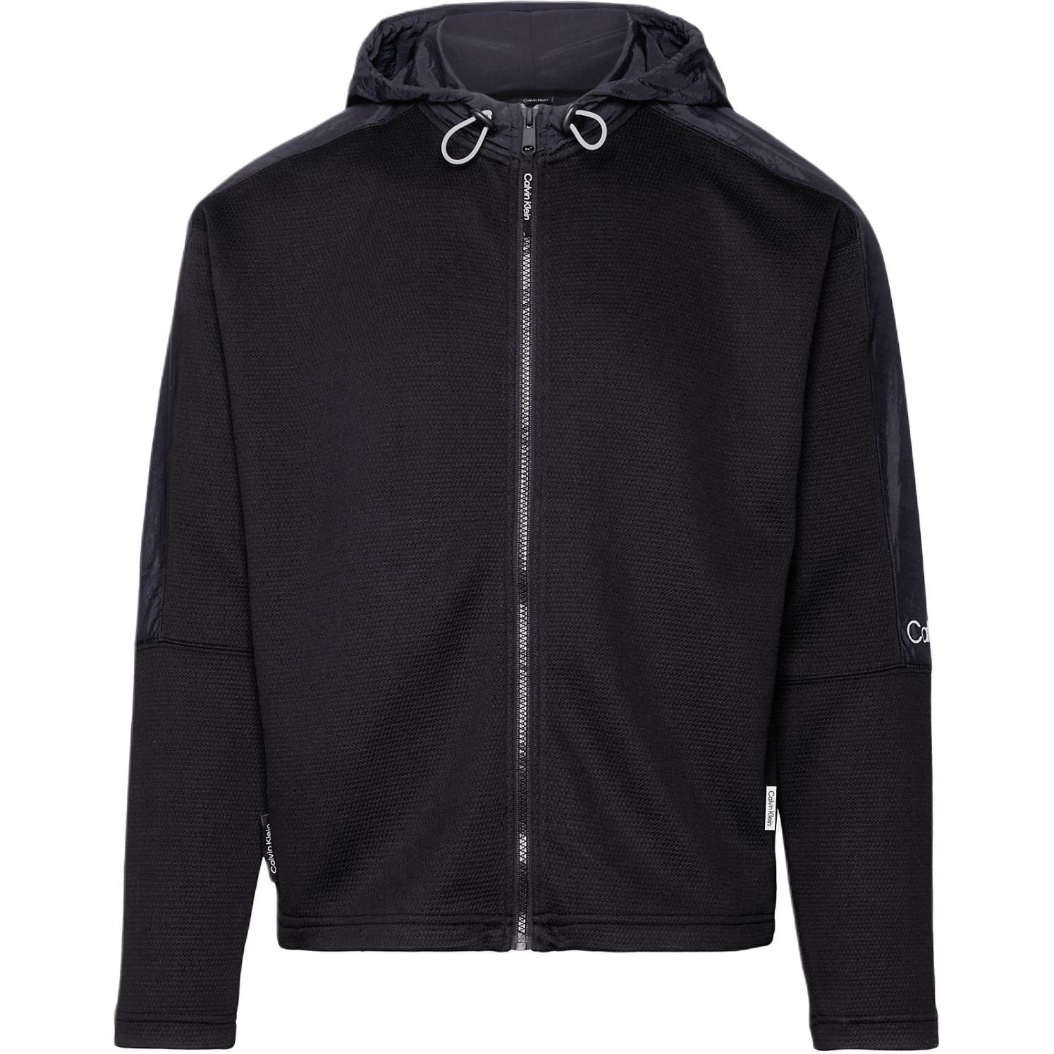 Calvin Klein CK Sport Zip Hoodie Print Jacket Black European Fit Menswear 00GMS4J419-BAE