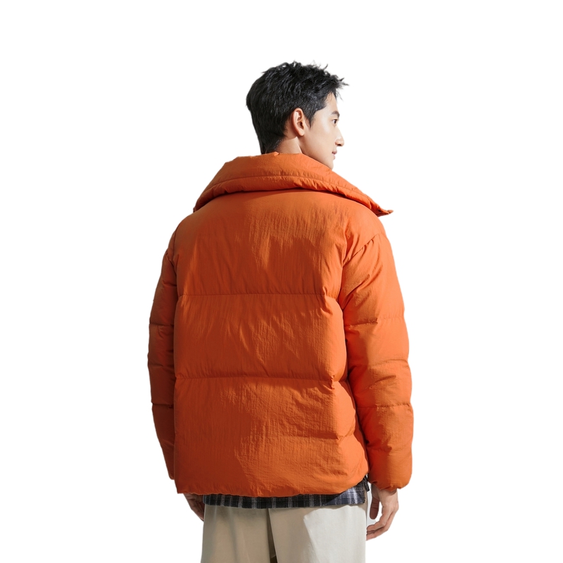 Shop CALVIN KLEIN Classic Logo Patch Puffer Down Jacket Unisex J324854