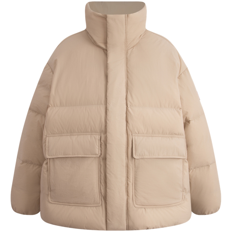 Cheap CALVIN KLEIN Classic Logo Patch Puffer Down Jacket Unisex J324854