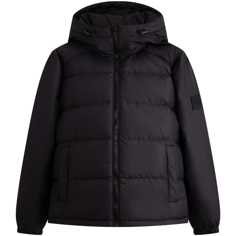 Details for カルバンクライン クラシックパッチ フード付きダウンジャケット ユニセックスコート J324341