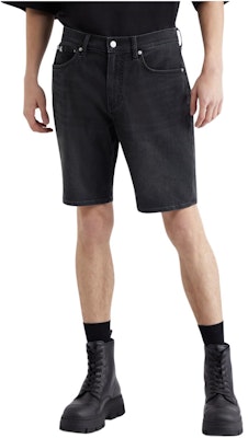 Calvin Klein Colorblock Comfy Straight Denim Shorts Black J325505-1BY Order Calvin Klein Colorblock Comfy Straight Denim Shorts Black J325505-1BY