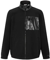 Calvin Klein Colorblock Embroidered Fleece Jacket Unisex - Black 40KC422-BAE Calvin Klein Colorblock Embroidered Fleece Jacket Unisex - Black 40KC422-BAE
