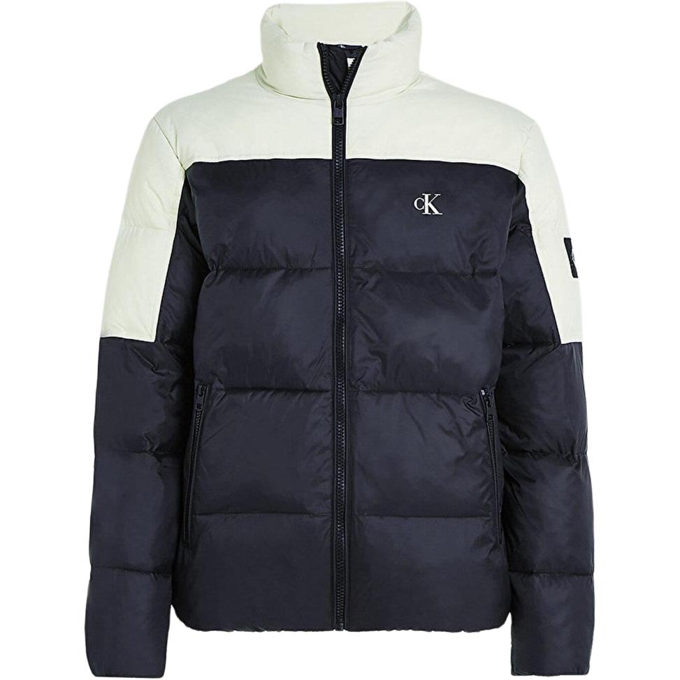 Calvin Klein Colorblock Logo Zip-Up Jacket Black ( Long Sleeve) J30J323461-LCE