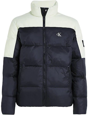 Calvin Klein Jaket Hitam Logo Colorblock Resleting (Lengan Panjang) J30J323461-LCE Buy Calvin Klein Jaket Hitam Logo Colorblock Resleting (Lengan Panjang) J30J323461-LCE