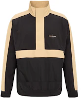 Calvin Klein Colorblock Print Velcro Zip Jacket Black Fashion Trend ZM02031 Calvin Klein Colorblock Print Velcro Zip Jacket Black Fashion Trend ZM02031