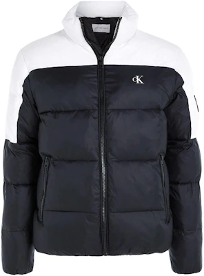 Calvin Klein Jaket Navy Blue Colorblock Print dengan Resleting J30J323461-BEH Buy Calvin Klein Jaket Navy Blue Colorblock Print dengan Resleting J30J323461-BEH