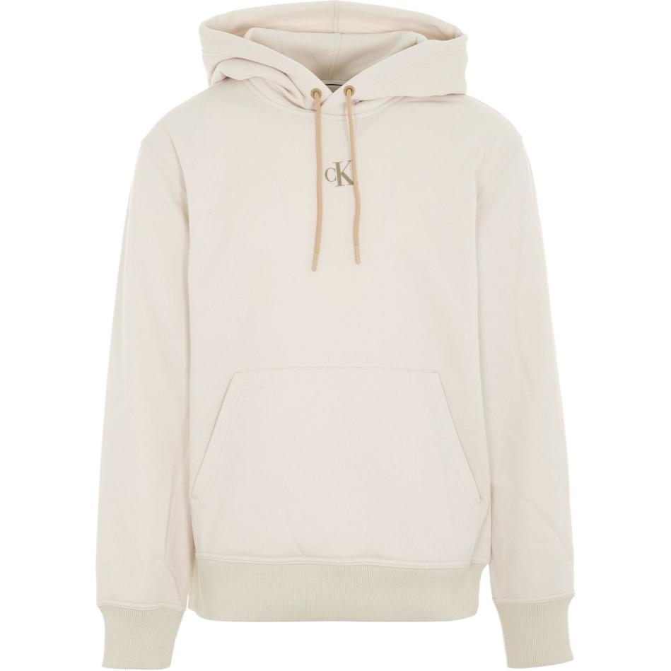 Calvin Klein Colorblock Pullover Hoodie Beige J30J323435-ACF