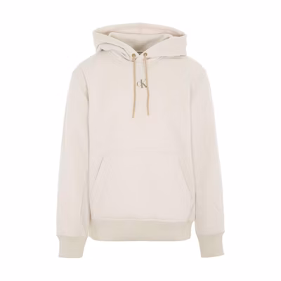 Calvin Klein Colorblock Pullover Hoodie Beige J30J323435-ACF