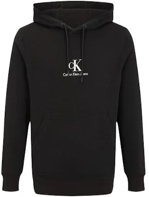 Calvin Klein 情侶系列 男女黑色棉質印花連帽衫 J318475-BEH Buy Calvin Klein 情侶系列 男女黑色棉質印花連帽衫 J318475-BEH