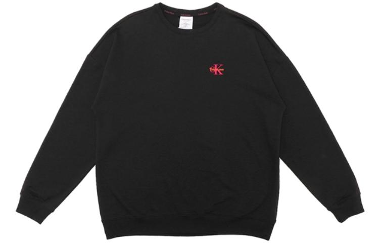 Calvin Klein Crewneck Embroidered Sweatshirt Black NM2420-001