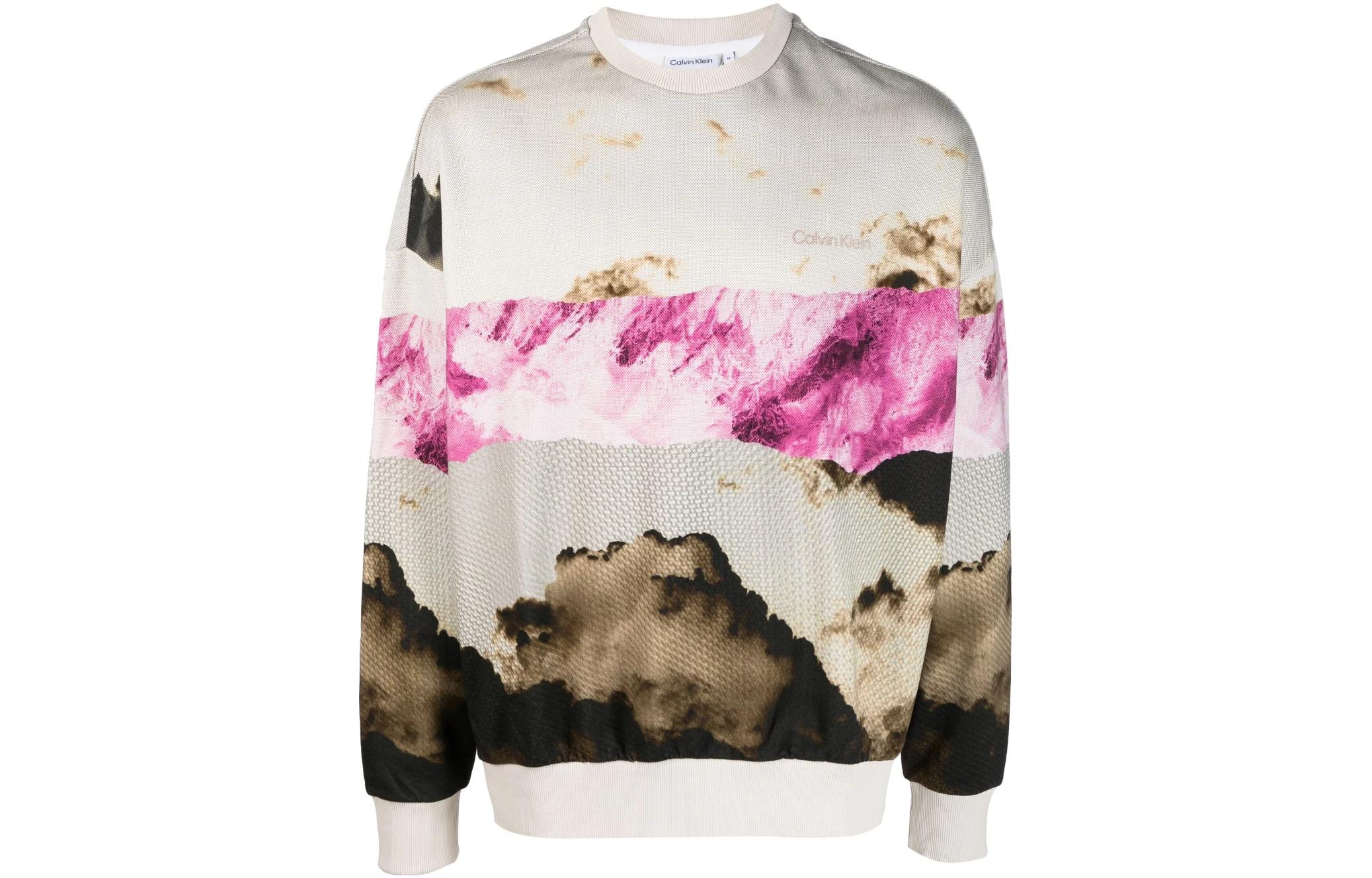 Calvin Klein Crewneck Logo Embroidered Sweater - Multi-color K10K111111