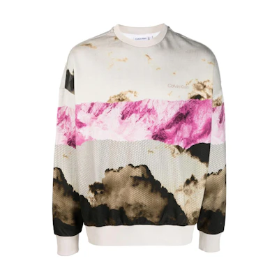 Calvin Klein Crewneck Logo Embroidered Sweater - Multi-color K10K111111
