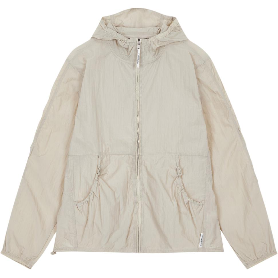 Calvin Klein Crinkle Windbreaker Jacket Pink Beige 4MS4O522-020