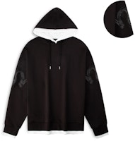 Calvin Klein Hoodie Unisex Hitam Putih Sulam Naga Space Black. J400357 Order Calvin Klein Hoodie Unisex Hitam Putih Sulam Naga Space Black. J400357