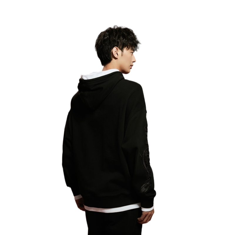 Cheap Calvin Klein Hoodie Unisex Hitam Putih Bordir Naga Space Black. J400357