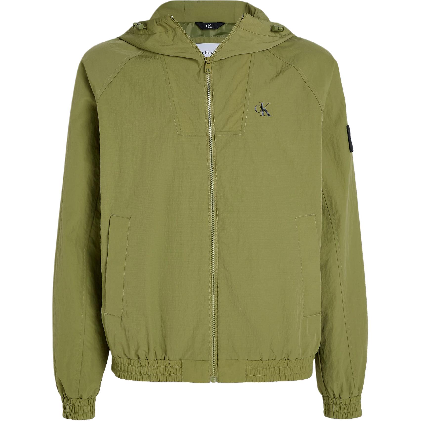 Calvin Klein Elastic Hem Zip-Up Hooded Jacket Deep Juniper Blue (EU) J30J325101-L9N