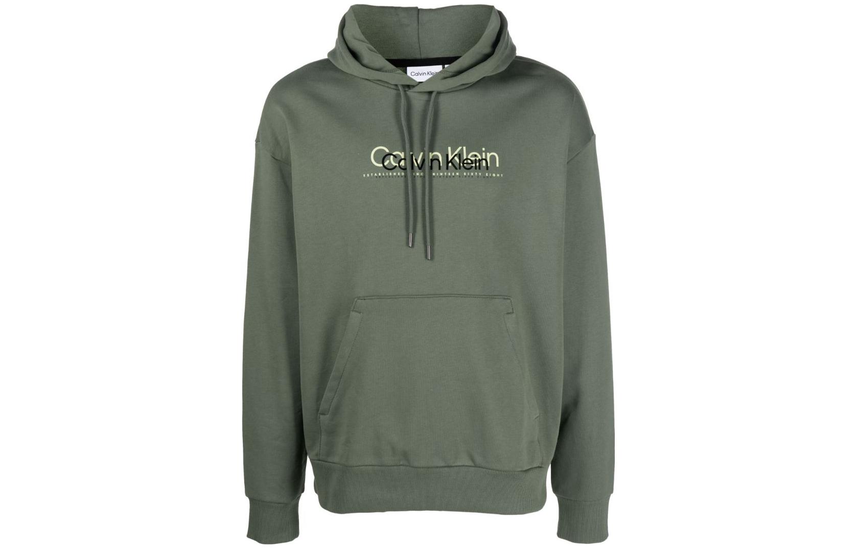 Calvin Klein Elegant Casual Solid Sweatshirt Green K10K111815