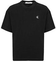 CALVIN KLEIN Embossed Logo Crewneck Short Sleeve Unisex T-Shirt. J400280-BEH CALVIN KLEIN Embossed Logo Crewneck Short Sleeve Unisex T-Shirt. J400280-BEH