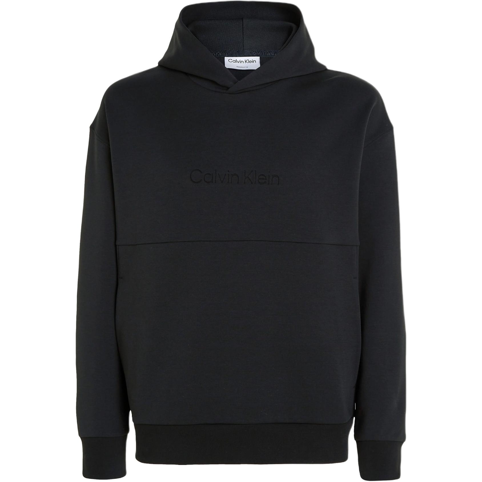 Calvin Klein Embossed Logo Hoodie Black (European Edition) Casual Wear K10K112746-BEH