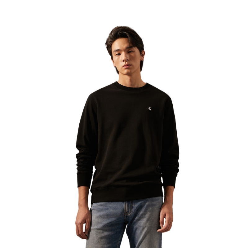 Shop Calvin Klein Sweatshirt Logo Bordir Katun Pullover J326966