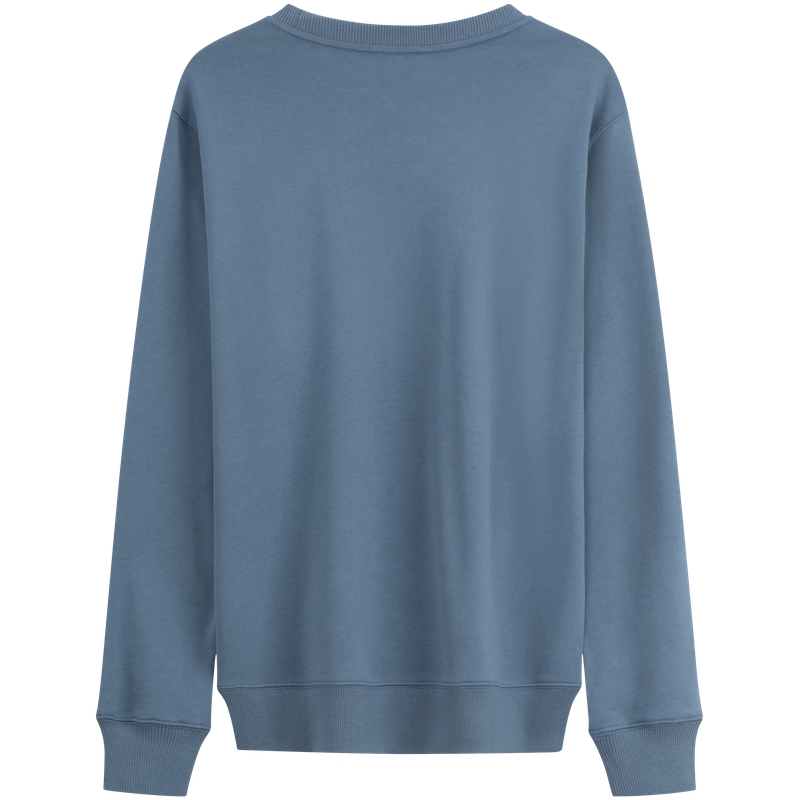 Sizing Calvin Klein Sweatshirt Logo Bordir Katun Pullover J326966