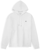 Calvin Klein Embroidered Logo Fleece Drawstring Hoodie Moonlight White 40QM431-YAA Calvin Klein Embroidered Logo Fleece Drawstring Hoodie Moonlight White 40QM431-YAA