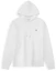 Buy 卡尔文克莱因刺绣标志抽绳连帽衫月光白 40QM431-YAA